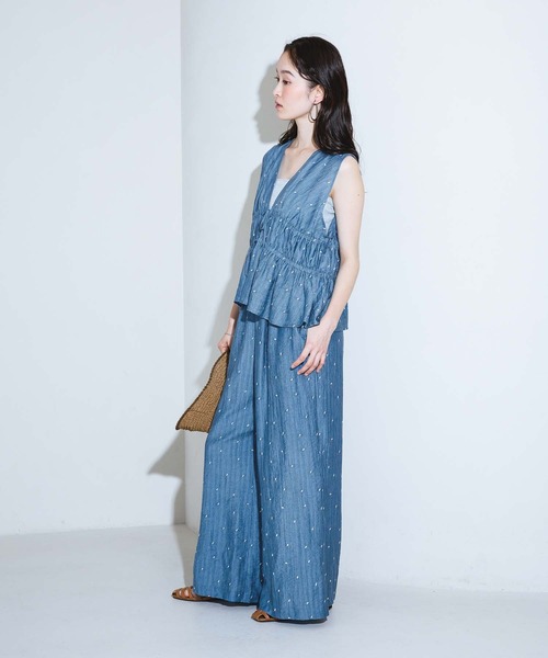 LAKOLE(ラコレ)の「<接触冷感>ドット刺繍ビスチェ / 848938(その他トップス・レディース・ブルー/ブラック/アイボリー・FREE)」の15枚目の写真