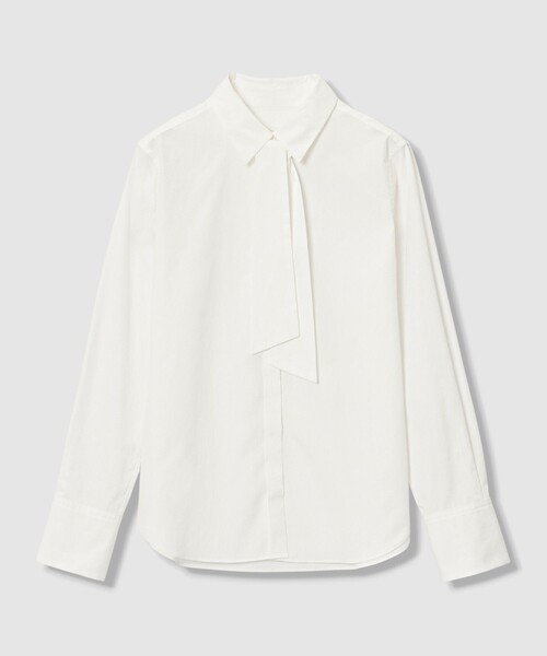 allureville(アルアバイル)の「コットンブロードボウタイシャツ(シャツ/ブラウス・レディース・サックスブルー/ライトイエロー/ホワイト・2)」の7枚目の写真