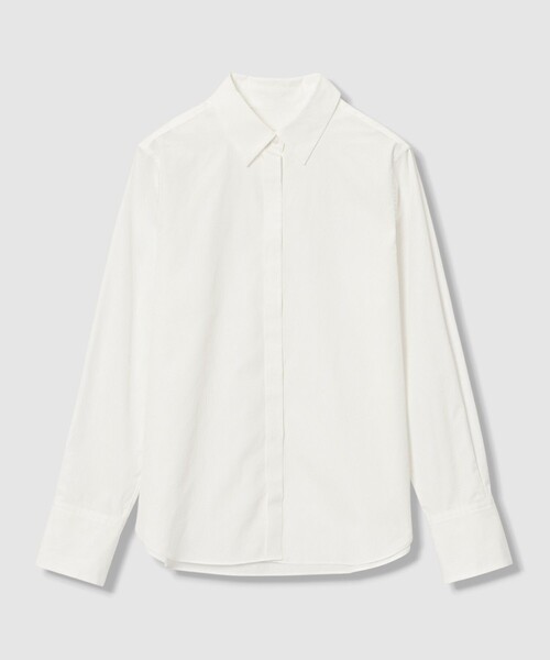 allureville(アルアバイル)の「コットンブロードボウタイシャツ(シャツ/ブラウス・レディース・サックスブルー/ライトイエロー/ホワイト・2)」の8枚目の写真