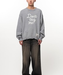 Don't Tag Me Jacquard Knit Sweater