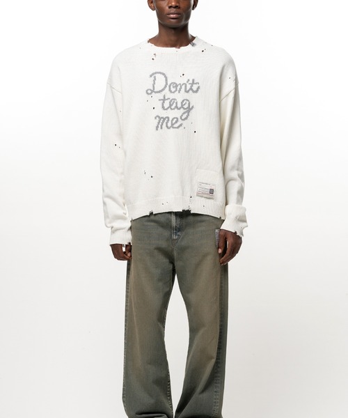 Don't Tag Me Jacquard Knit Sweater（ニット/セーター）｜Maison