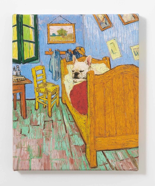 emonique(エモニーク)の「世界の名画 フレンチブル アートアートキャンバス(ポスター/アート・レディース・E/K/F/L/C/M/D/G/H/I/J/B/A・FREE)」の7枚目の写真