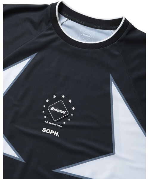 F.C.Real Bristol(エフシーレアルブリストル)の「STAR S/S GAME SHIRT(Tシャツ/カットソー・メンズ・オフホワイト/ピンク/ブラック・MEDIUM/LARGE/SMALL/X-LARGE)」の9枚目の写真