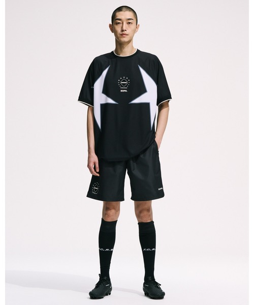 F.C.Real Bristol(エフシーレアルブリストル)の「STAR S/S GAME SHIRT(Tシャツ/カットソー・メンズ・オフホワイト/ピンク/ブラック・MEDIUM/LARGE/SMALL/X-LARGE)」の7枚目の写真