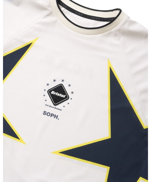 F.C.Real Bristol(エフシーレアルブリストル)の「STAR S/S GAME SHIRT(Tシャツ/カットソー・メンズ・オフホワイト/ピンク/ブラック・MEDIUM/LARGE/SMALL/X-LARGE)」の13枚目の写真
