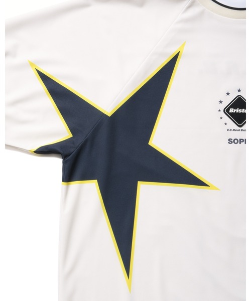 F.C.Real Bristol(エフシーレアルブリストル)の「STAR S/S GAME SHIRT(Tシャツ/カットソー・メンズ・オフホワイト/ピンク/ブラック・MEDIUM/LARGE/SMALL/X-LARGE)」の14枚目の写真