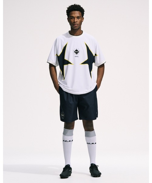 F.C.Real Bristol(エフシーレアルブリストル)の「STAR S/S GAME SHIRT(Tシャツ/カットソー・メンズ・オフホワイト/ピンク/ブラック・MEDIUM/LARGE/SMALL/X-LARGE)」の11枚目の写真