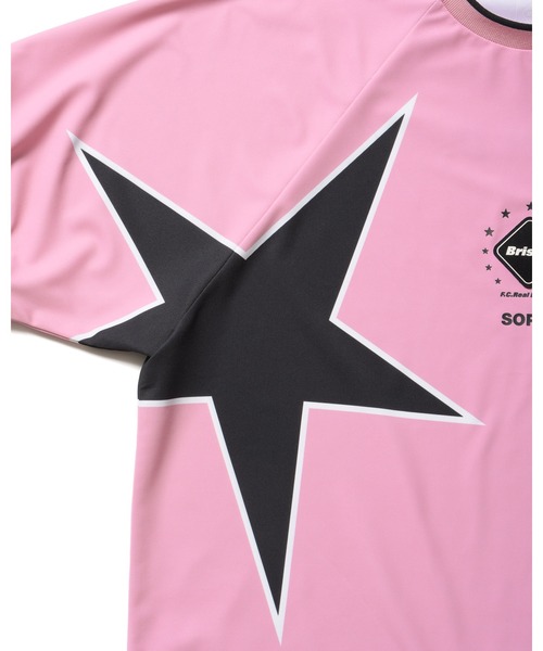 F.C.Real Bristol(エフシーレアルブリストル)の「STAR S/S GAME SHIRT(Tシャツ/カットソー・メンズ・オフホワイト/ピンク/ブラック・MEDIUM/LARGE/SMALL/X-LARGE)」の18枚目の写真