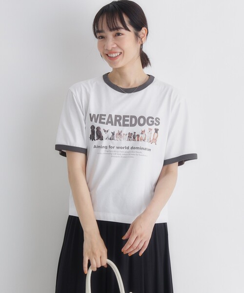 HONEYSUCKLE ROSE(ハニーサックルローズ)の「HONEYSUCKLE ROSE(ハニーサックルローズ)アニマルリンガーTシャツ(Tシャツ/カットソー・レディース・グリーン系その他2/チャコール/レッド系2・05/04)」の19枚目の写真