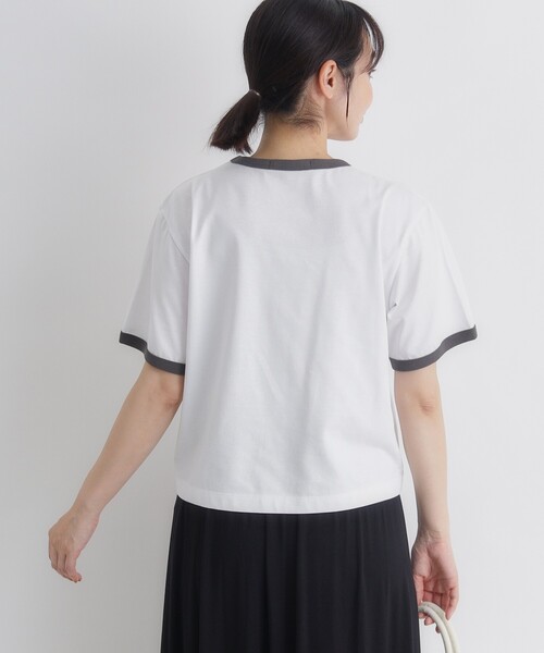 HONEYSUCKLE ROSE(ハニーサックルローズ)の「HONEYSUCKLE ROSE(ハニーサックルローズ)アニマルリンガーTシャツ(Tシャツ/カットソー・レディース・グリーン系その他2/チャコール/レッド系2・05/04)」の21枚目の写真