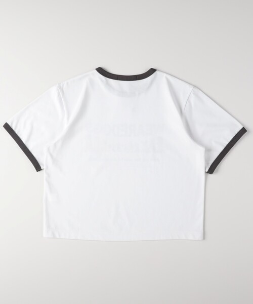 HONEYSUCKLE ROSE(ハニーサックルローズ)の「HONEYSUCKLE ROSE(ハニーサックルローズ)アニマルリンガーTシャツ(Tシャツ/カットソー・レディース・グリーン系その他2/チャコール/レッド系2・05/04)」の4枚目の写真