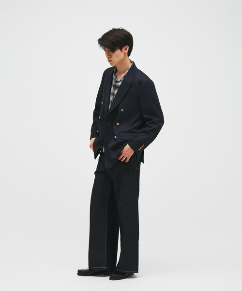 JOURNAL STANDARD(ジャーナルスタンダード)の「TWツイル ダブル ブレザー(テーラードジャケット・メンズ・ネイビー・MEDIUM/LARGE)」の3枚目の写真