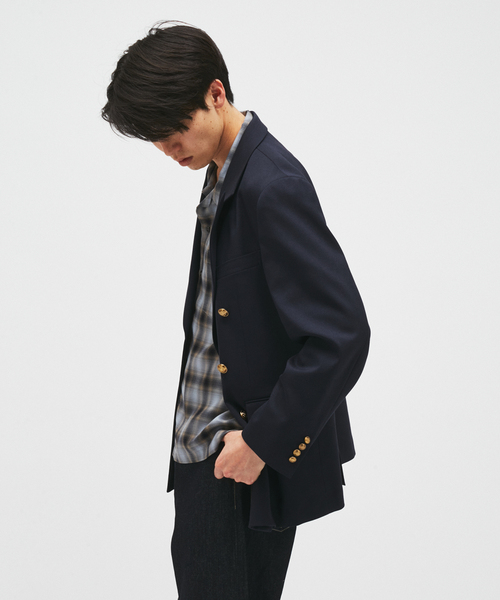 JOURNAL STANDARD(ジャーナルスタンダード)の「TWツイル ダブル ブレザー(テーラードジャケット・メンズ・ネイビー/ブラウン・MEDIUM/LARGE)」の13枚目の写真
