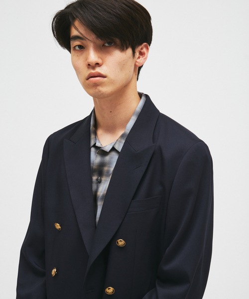 JOURNAL STANDARD(ジャーナルスタンダード)の「TWツイル ダブル ブレザー(テーラードジャケット・メンズ・ネイビー/ブラウン・MEDIUM/LARGE)」の15枚目の写真