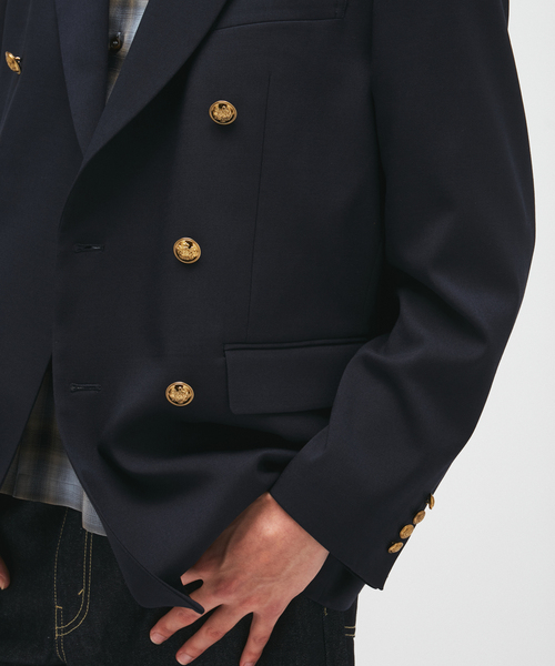 JOURNAL STANDARD(ジャーナルスタンダード)の「TWツイル ダブル ブレザー(テーラードジャケット・メンズ・ネイビー/ブラウン・MEDIUM/LARGE)」の17枚目の写真