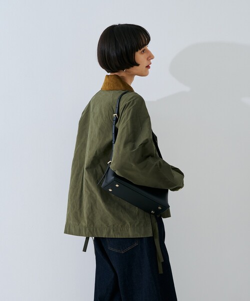 Barbour(バブアー)の「【Barbour/バブアー】 シャワープルーフショート丈ジャケット / ブルゾン / MEDLAND SHOWERPROOFJK(ブルゾン・レディース・アイボリー/カーキ・フリー)」の7枚目の写真