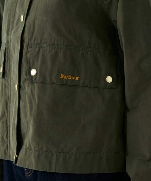 Barbour(バブアー)の「【Barbour/バブアー】 シャワープルーフショート丈ジャケット / ブルゾン / MEDLAND SHOWERPROOFJK(ブルゾン・レディース・アイボリー/カーキ・フリー)」の11枚目の写真