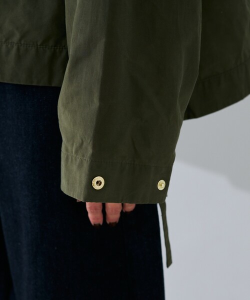 Barbour(バブアー)の「【Barbour/バブアー】 シャワープルーフショート丈ジャケット / ブルゾン / MEDLAND SHOWERPROOFJK(ブルゾン・レディース・アイボリー/カーキ・フリー)」の12枚目の写真
