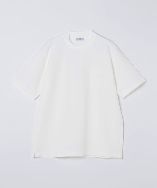 SHIPS Colors（シップス カラーズ）の「SHIPS Colors:〈吸水速乾・遮熱・UVカット〉AVANT(R) 3D ビズ Tシャツ◇（Tシャツ/カットソー・メンズ・グリーン/ネイビー/オフホワイト/ベージュ系・X-LARGE/LARGE/MEDIUM/SMALL）」の2枚目の写真