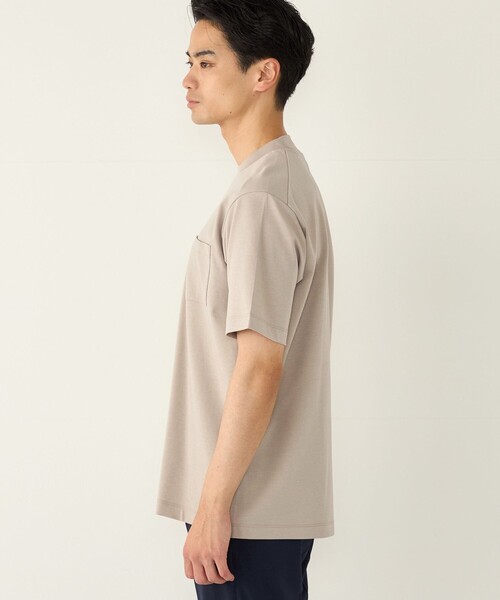SHIPS Colors（シップス カラーズ）の「SHIPS Colors:〈吸水速乾・遮熱・UVカット〉AVANT(R) 3D ビズ Tシャツ◇（Tシャツ/カットソー・メンズ・グリーン/ネイビー/オフホワイト/ベージュ系・X-LARGE/LARGE/MEDIUM/SMALL）」の17枚目の写真