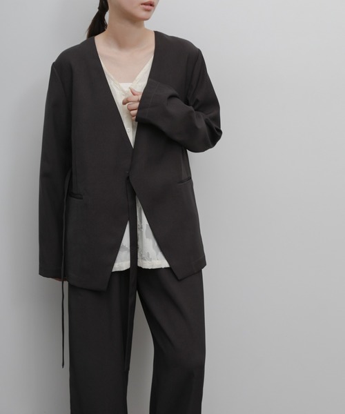 select MOCA Et(セレクトモカエト)の「【Et】Twill Easy Straight Pants(その他パンツ・レディース・チャコールグレー/ブラウン・LARGE/MEDIUM)」の12枚目の写真