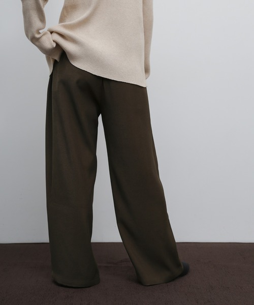 select MOCA Et(セレクトモカエト)の「【Et】Twill Easy Straight Pants(その他パンツ・レディース・チャコールグレー/ブラウン・LARGE/MEDIUM)」の14枚目の写真