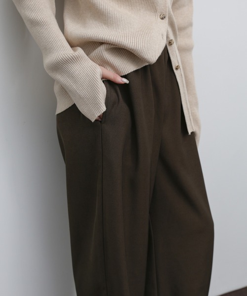 select MOCA Et(セレクトモカエト)の「【Et】Twill Easy Straight Pants(その他パンツ・レディース・チャコールグレー/ブラウン・LARGE/MEDIUM)」の16枚目の写真