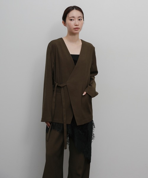 select MOCA Et(セレクトモカエト)の「【Et】Twill Easy Straight Pants(その他パンツ・レディース・チャコールグレー/ブラウン・LARGE/MEDIUM)」の20枚目の写真