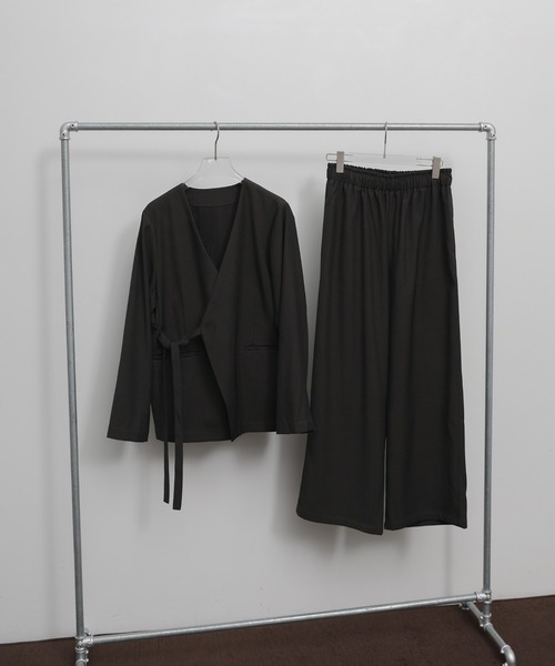 select MOCA Et(セレクトモカエト)の「【Et】Twill Easy Straight Pants(その他パンツ・レディース・チャコールグレー/ブラウン・LARGE/MEDIUM)」の8枚目の写真