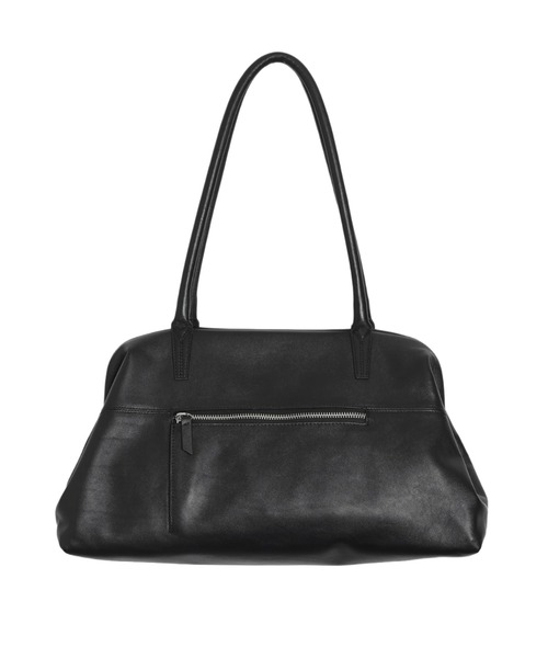 YArKA（ヤーカ）の「【YArKA/ヤーカ】real leather long frame soft bag [LFW1] / 口金ボストンバッグ（トートバッグ・レディース・ブラック・FREE）」の5枚目の写真