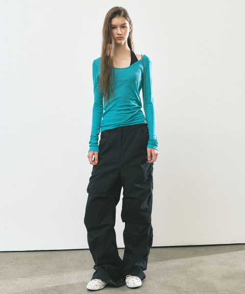 NICK&NICOLE(ニックアンドニコール)の「NICOLE シャーリングパンツ ブラック(その他パンツ・レディース・その他・SMALL/MEDIUM/LARGE)」の4枚目の写真