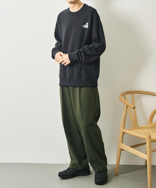 THE NORTH FACE(ザノースフェイス)の「【THE NORTH FACE】ZOO PICKER CREW(スウェット・メンズ・グレー/ブラック/オリーブ・L/M/XL)」の9枚目の写真