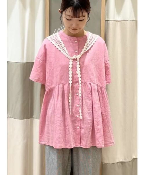 レディースのチュニック（ピンク/桃色系）ファッション通販 - ZOZOTOWN