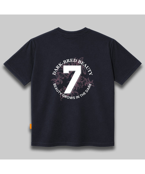 LLAMO(エラモ)の「セブンブルーム 半袖Tシャツ 男女共用 ビッグサイズ(Tシャツ/カットソー・メンズ・ホワイト/ベージュ/ネイビー/グレー・SMALL/MEDIUM/LARGE/X-LARGE/2XL/4XL/3XL)」の4枚目の写真