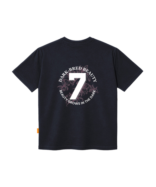 LLAMO(エラモ)の「セブンブルーム 半袖Tシャツ 男女共用 ビッグサイズ(Tシャツ/カットソー・メンズ・ホワイト/ベージュ/ネイビー/グレー・SMALL/MEDIUM/LARGE/X-LARGE/2XL/4XL/3XL)」の5枚目の写真
