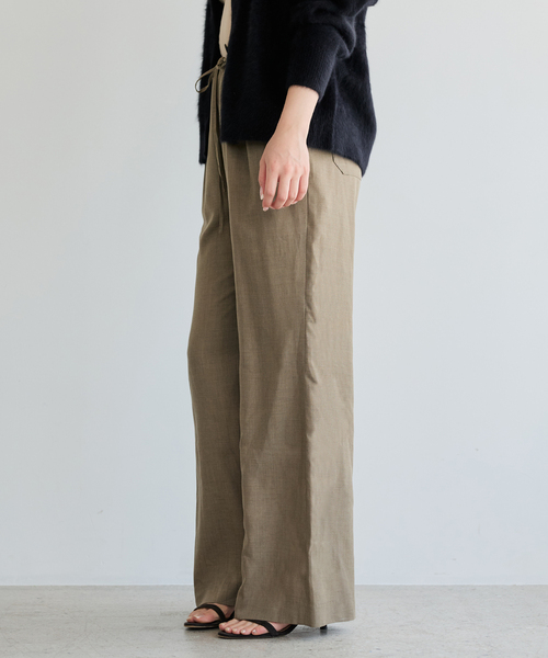 IENA LA BOUCLE(イエナラブークル)の「IENA LA BOUCLE CU/PLソフトビエライージースラックス(その他パンツ・レディース・ベージュ/グレー・38/36)」の10枚目の写真