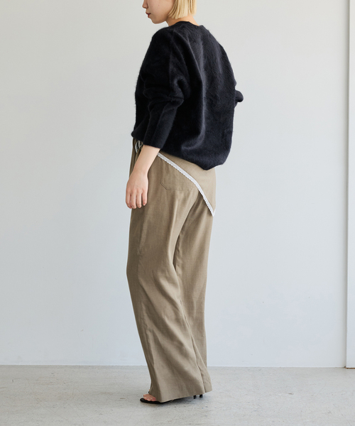 IENA LA BOUCLE(イエナラブークル)の「IENA LA BOUCLE CU/PLソフトビエライージースラックス(その他パンツ・レディース・ベージュ/グレー・38/36)」の16枚目の写真