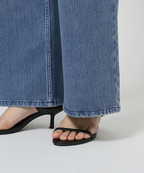 BARNYARDSTORM（バンヤードストーム）の「BARNYARDSTORM / カットデニムストレートパンツ【WEB限定サイズL】（デニムパンツ・レディース・グレー/インディゴブルー/ブラウン・S/M/L）」の19枚目の写真