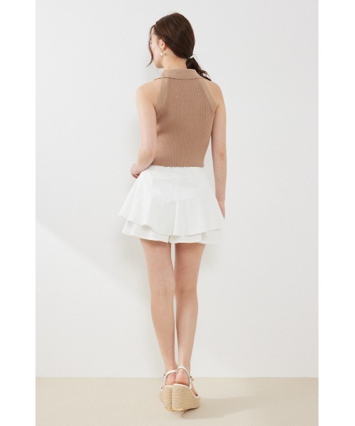 rienda(リエンダ)の「アメスリリブニットトップス 夏服 サマーニット 秋服(ニット/セーター・レディース・ホワイト/ブラック/ベージュ・FREE)」の20枚目の写真
