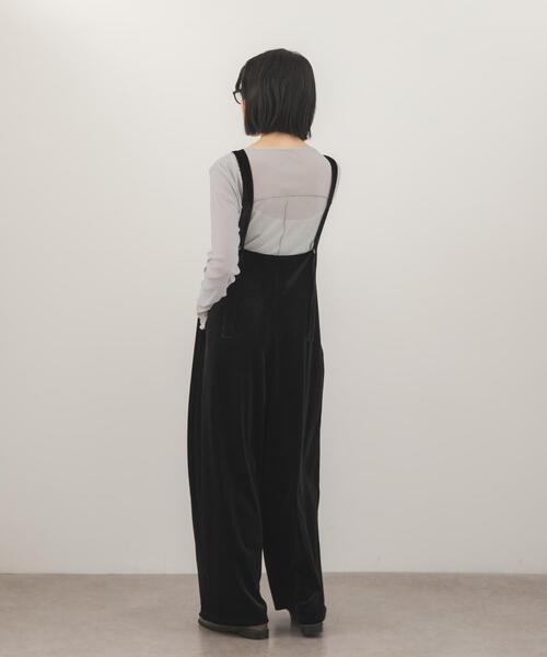 KBF（ケイビーエフ）の「ベロアサロペット（その他パンツ・レディース・ブラック/ブルー系その他/ブラック系その他・ONE）」の10枚目の写真