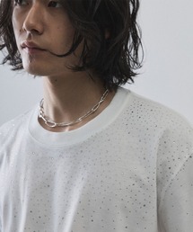 rhinestone short sleeve t-shirt / ラインストーン半袖Tシャツ