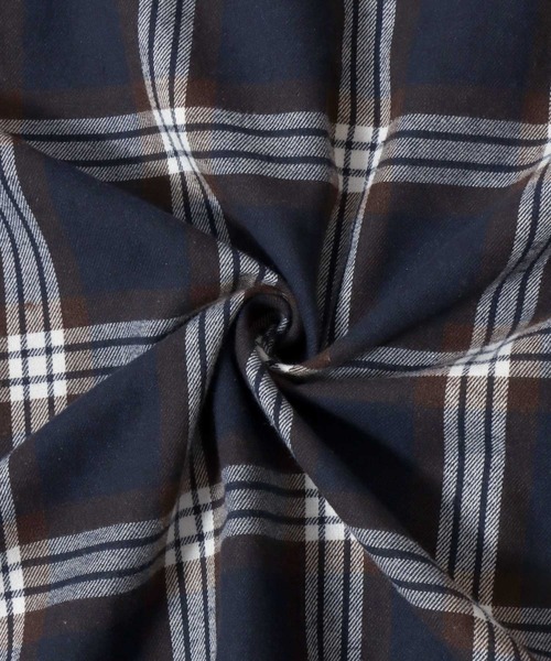 SITRY（シトリー）の「Flannel Check Hoodie Shirt/オーバーサイズ フランネルシャツ ネルチェックシャツ オンブレチェックシャツ フードシャツ フーディー（シャツ/ブラウス・メンズ・ホワイト/ブラック/ネイビー/レッド/サックスブルー/グリーン/マスタード・LL/M/L）」の19枚目の写真