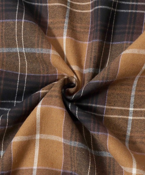 SITRY（シトリー）の「Flannel Check Hoodie Shirt/オーバーサイズ フランネルシャツ ネルチェックシャツ オンブレチェックシャツ フードシャツ フーディー（シャツ/ブラウス・メンズ・ホワイト/ブラック/ネイビー/レッド/サックスブルー/グリーン/マスタード・LL/M/L）」の21枚目の写真