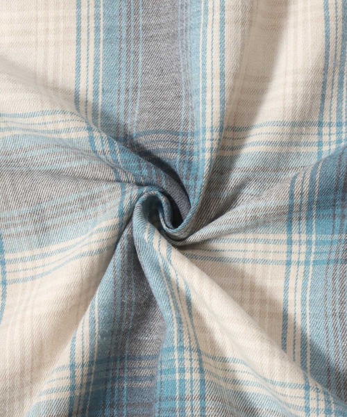 SITRY（シトリー）の「Flannel Check Hoodie Shirt/オーバーサイズ フランネルシャツ ネルチェックシャツ オンブレチェックシャツ フードシャツ フーディー（シャツ/ブラウス・メンズ・ホワイト/ブラック/ネイビー/レッド/サックスブルー/グリーン/マスタード・LL/M/L）」の20枚目の写真