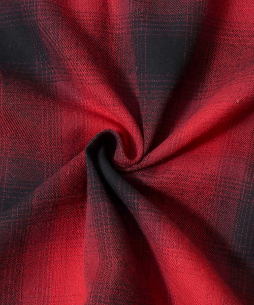SITRY（シトリー）の「Flannel Check Hoodie Shirt/オーバーサイズ フランネルシャツ ネルチェックシャツ オンブレチェックシャツ フードシャツ フーディー（シャツ/ブラウス・メンズ・ホワイト/ブラック/ネイビー/レッド/サックスブルー/グリーン/マスタード・LL/M/L）」の22枚目の写真