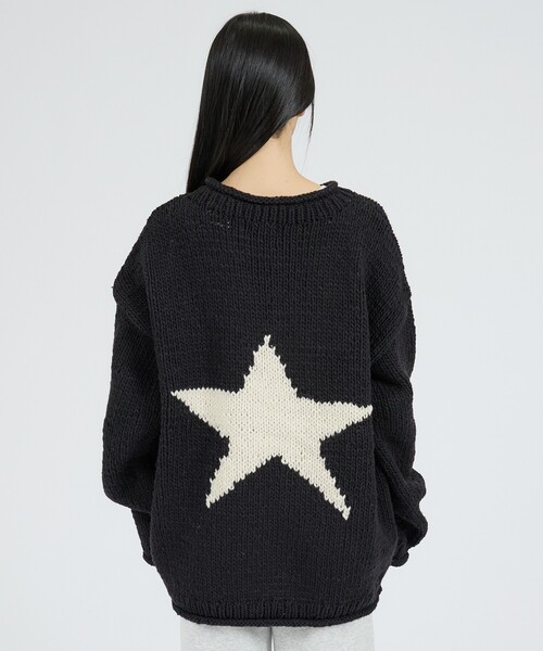 THRIFTY LOOK(スリフティールック)の「【THRIFTY LOOK / スリフティールック】HAND KNIT ROLLNECK SWEATER / ハンドニット ロールネックセーター(ニット/セーター・メンズ・ネイビー/ブラック・フリー)」の21枚目の写真