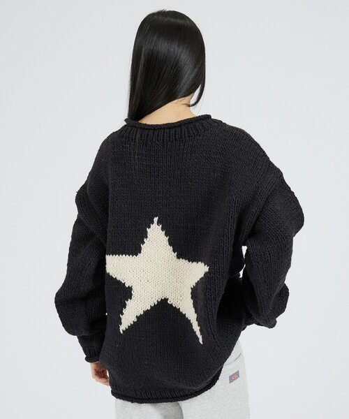 THRIFTY LOOK(スリフティールック)の「【THRIFTY LOOK / スリフティールック】HAND KNIT ROLLNECK SWEATER / ハンドニット ロールネックセーター(ニット/セーター・メンズ・ネイビー/ブラック・フリー)」の13枚目の写真