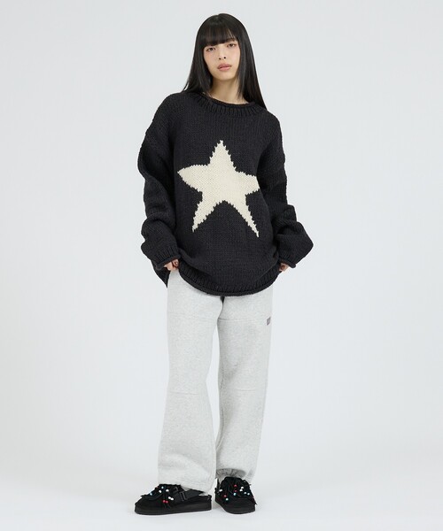 THRIFTY LOOK(スリフティールック)の「【THRIFTY LOOK / スリフティールック】HAND KNIT ROLLNECK SWEATER / ハンドニット ロールネックセーター(ニット/セーター・メンズ・ネイビー/ブラック・フリー)」の14枚目の写真