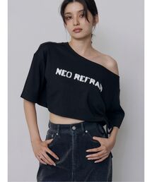 MURUA | ワンショルロゴワイドTシャツ(Tシャツ/カットソー)