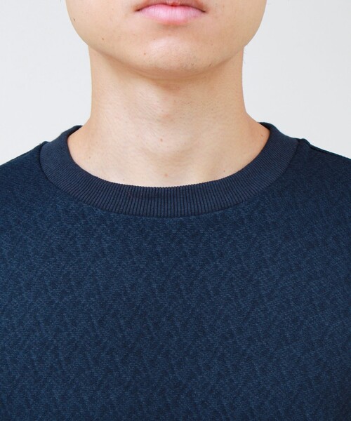 GLOSTER(グロスター)の「ウォールジャガード リンクス クルーネック ロンT(Tシャツ/カットソー・メンズ・グレー/ブラウン/ネイビー・S/M/L)」の10枚目の写真